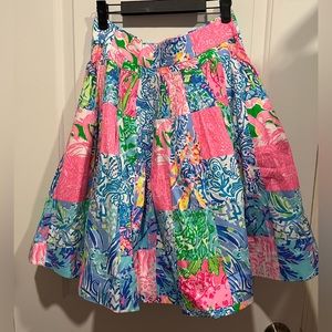 Lilly Pulitzer patchwork skirt